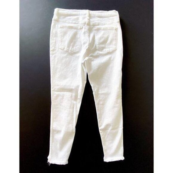 Madewell jeans white 10" High-Rise Skinny Jean size 32 - Picture 4 of 14